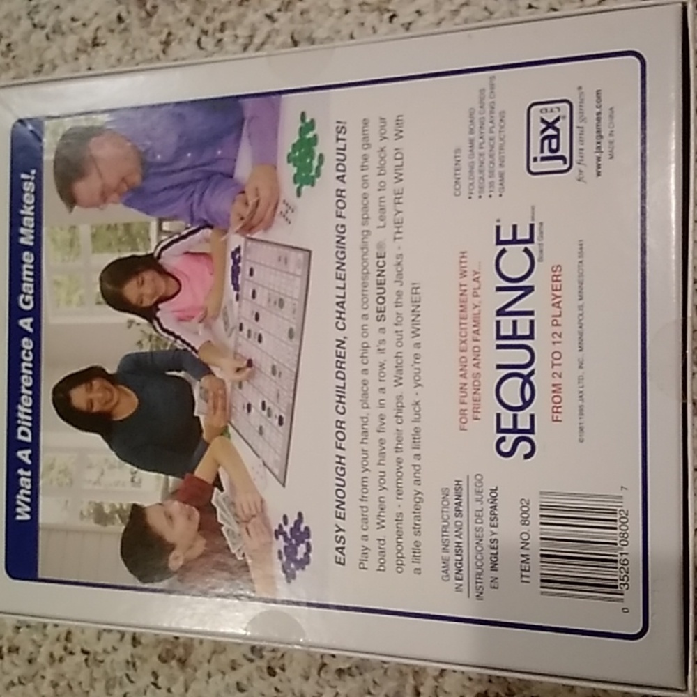 Sequence Board Game - Picture 2 of 2